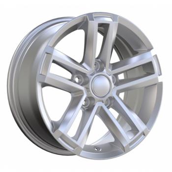Silver Audi wheel