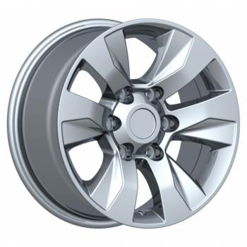 Matte titanium silver wheel