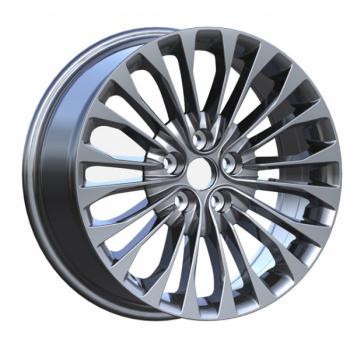 Silver alloy wheel