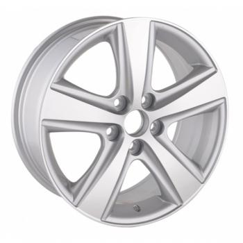 Silver alloy wheel